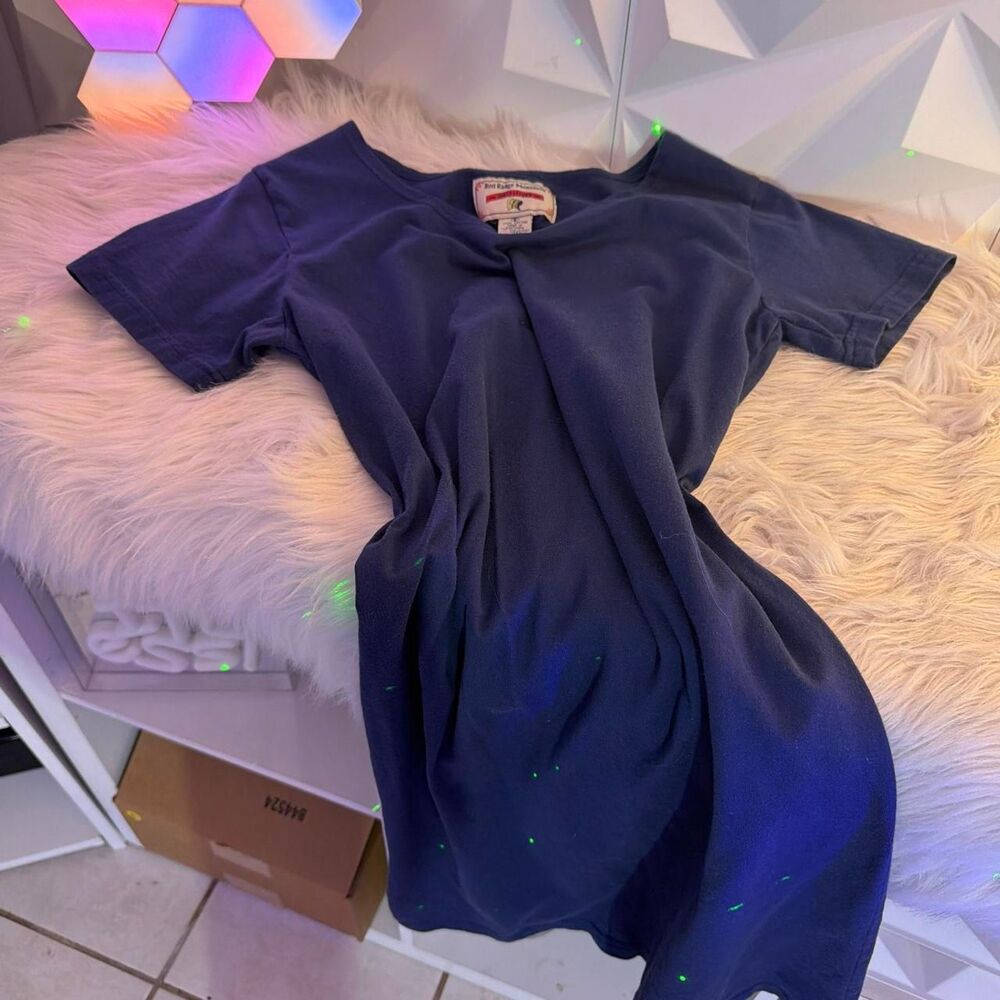 Red Ridge Mountain Vintage Women's Navy and Blue Dress